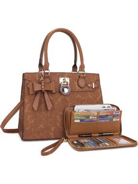 Chic Women's Handbag Set - Cute Tote, Satchel & Wallet for Everyday Style